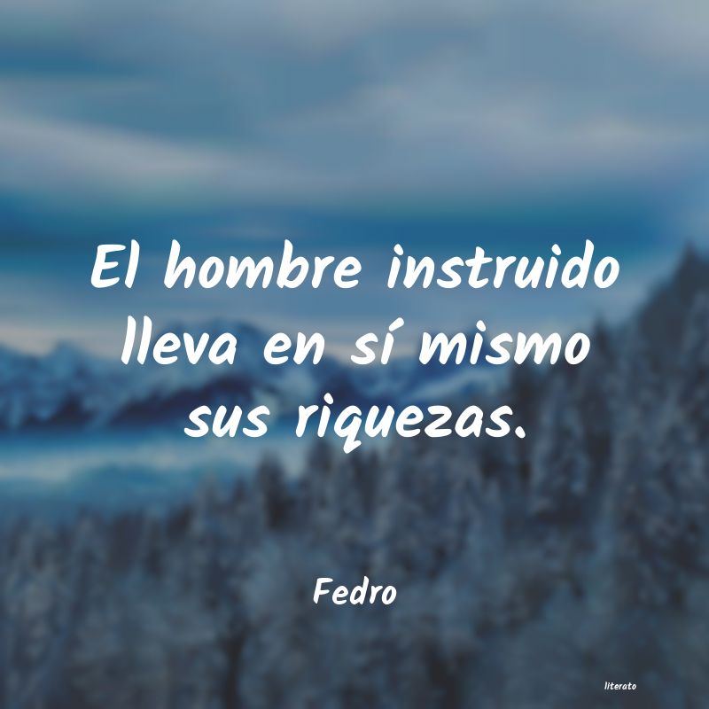 Frases de Fedro