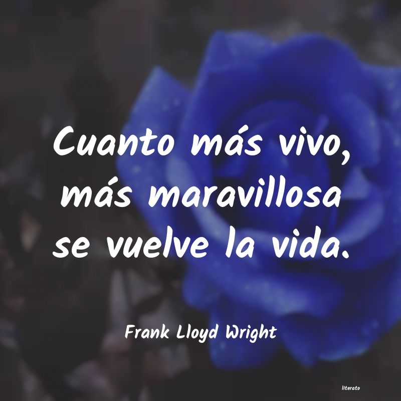 Frases de Frank Lloyd Wright