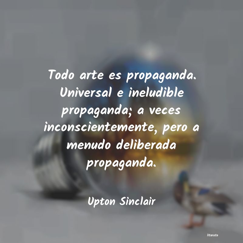 Frases de Upton Sinclair