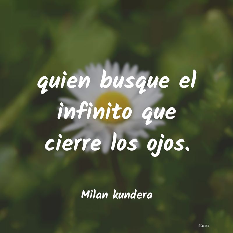 frases de Milan kundera