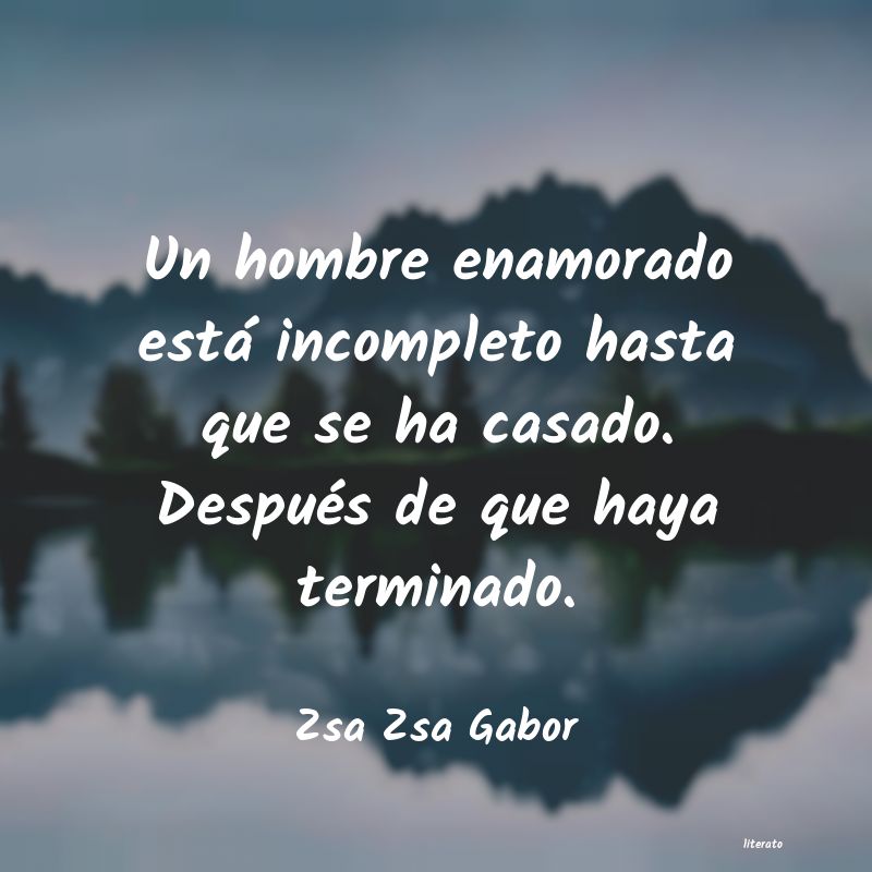 frases de Zsa Zsa Gabor