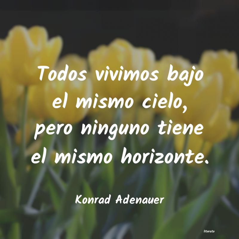 Frases de Konrad Adenauer