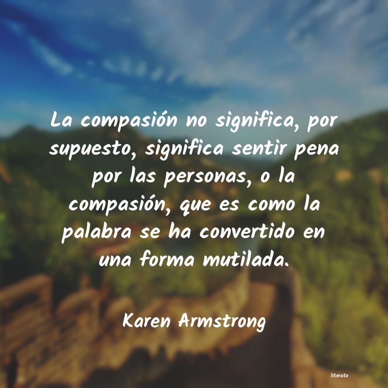 Frases de Karen Armstrong