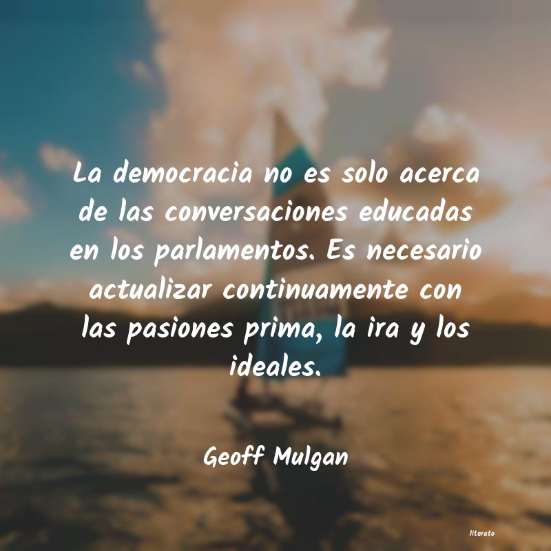 Frases de Geoff Mulgan