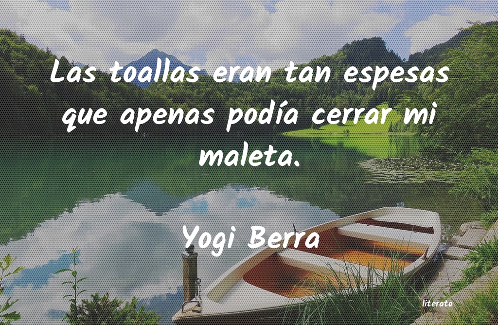 frases de Yogi Berra