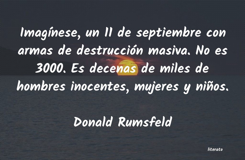 Frases de Donald Rumsfeld