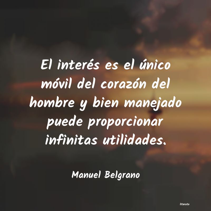 frases de Manuel Belgrano