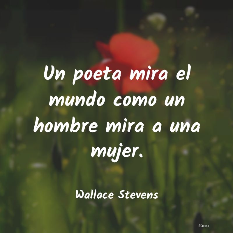frases de Wallace Stevens