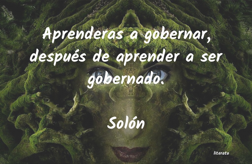 Frases de solon - literato