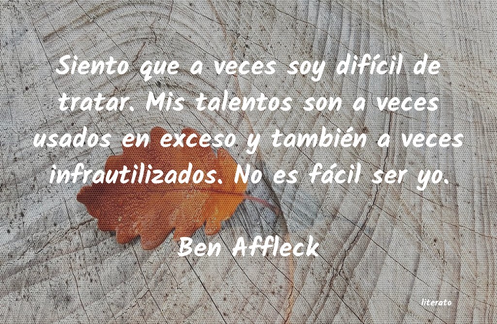 frases de Ben Affleck