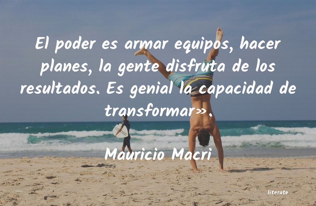 frases de Mauricio Macri
