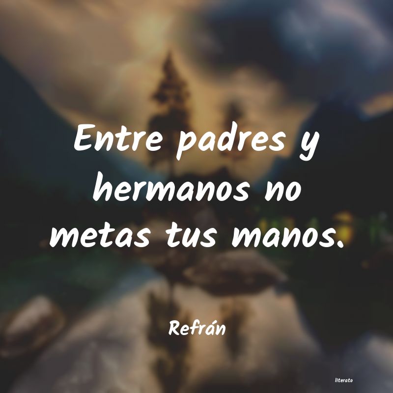 Frases de Refrán