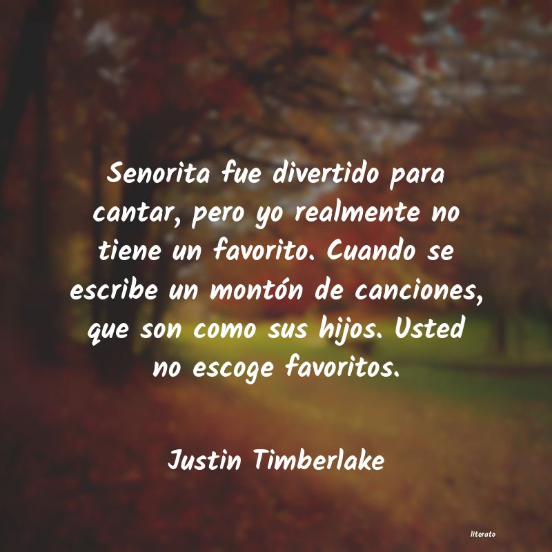 frases de Justin Timberlake