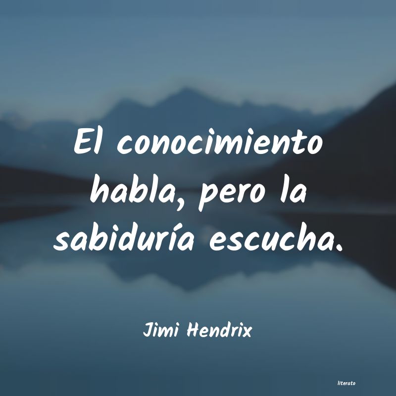 frases de Jimi Hendrix