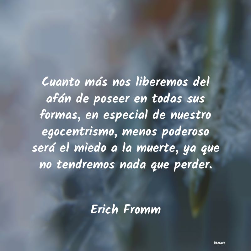frases de Erich Fromm