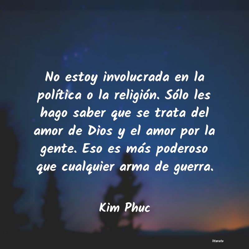 Frases de Kim Phuc