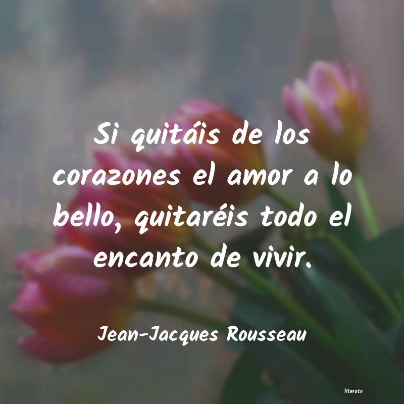 frases de Jean-Jacques Rousseau