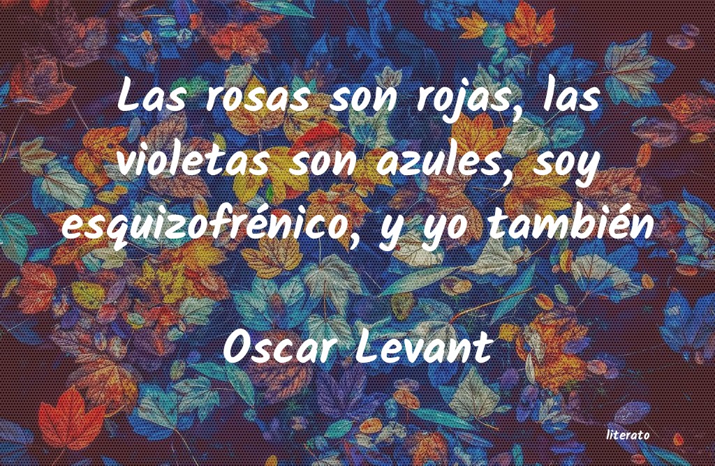 Frases de Oscar Levant