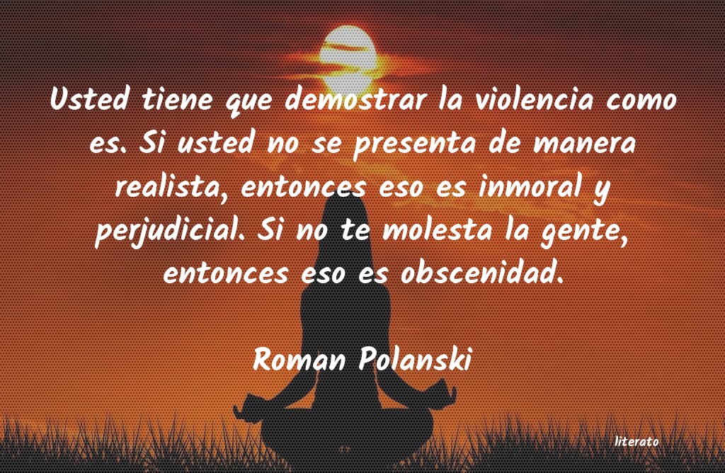 frases de Roman Polanski