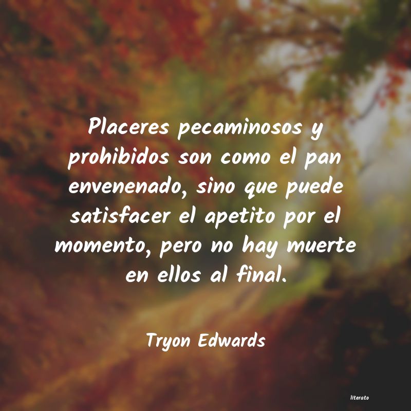 Frases de Tryon Edwards