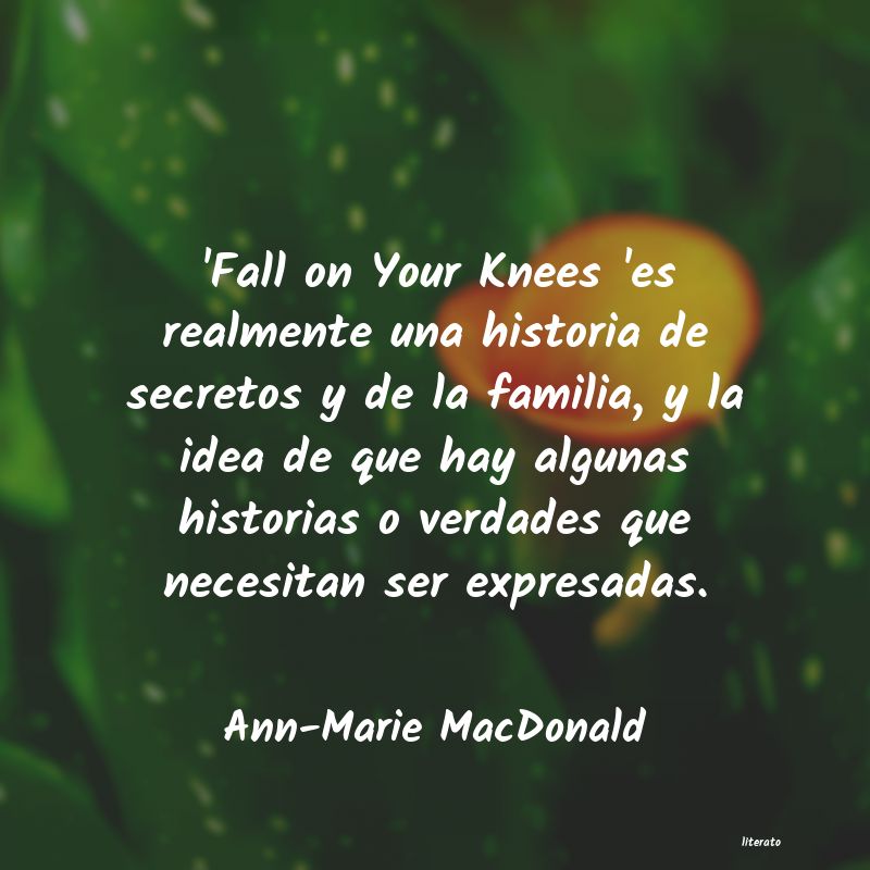 frases de Ann-Marie MacDonald