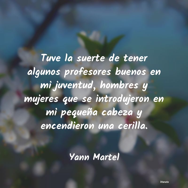 frases de Yann Martel
