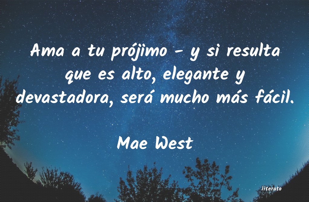 frases de Mae West