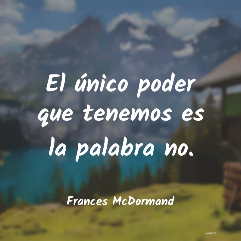 Frases de Frances McDormand