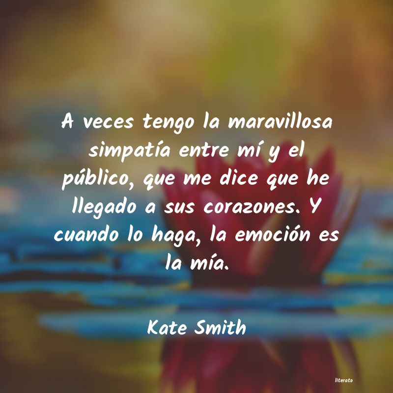 frases de Kate Smith