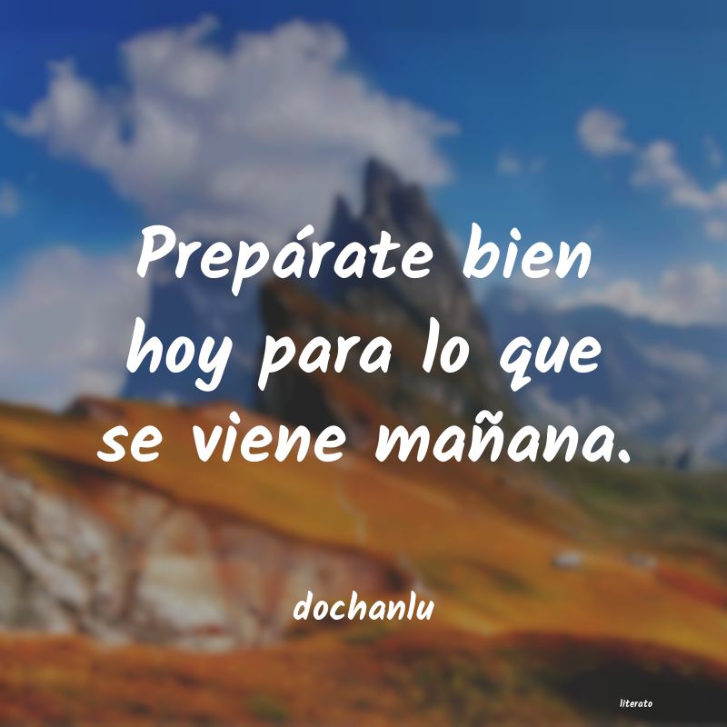 Frases de dochanlu