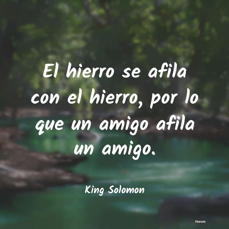 frases de King Solomon