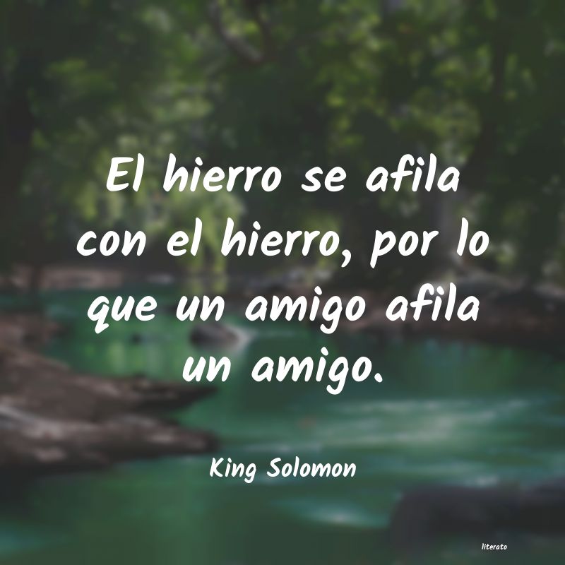 Frases de King Solomon