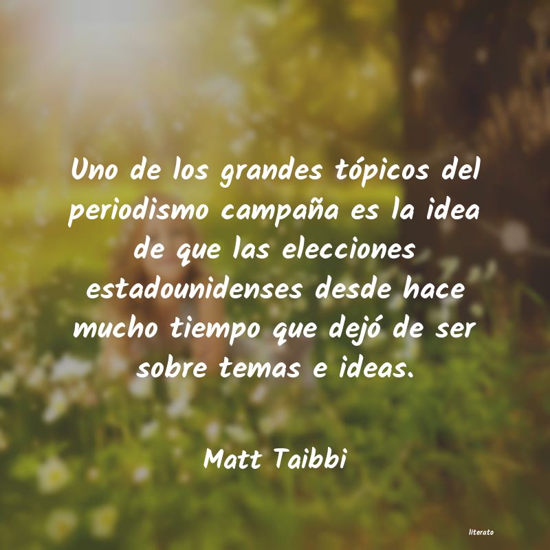 Frases de Matt Taibbi