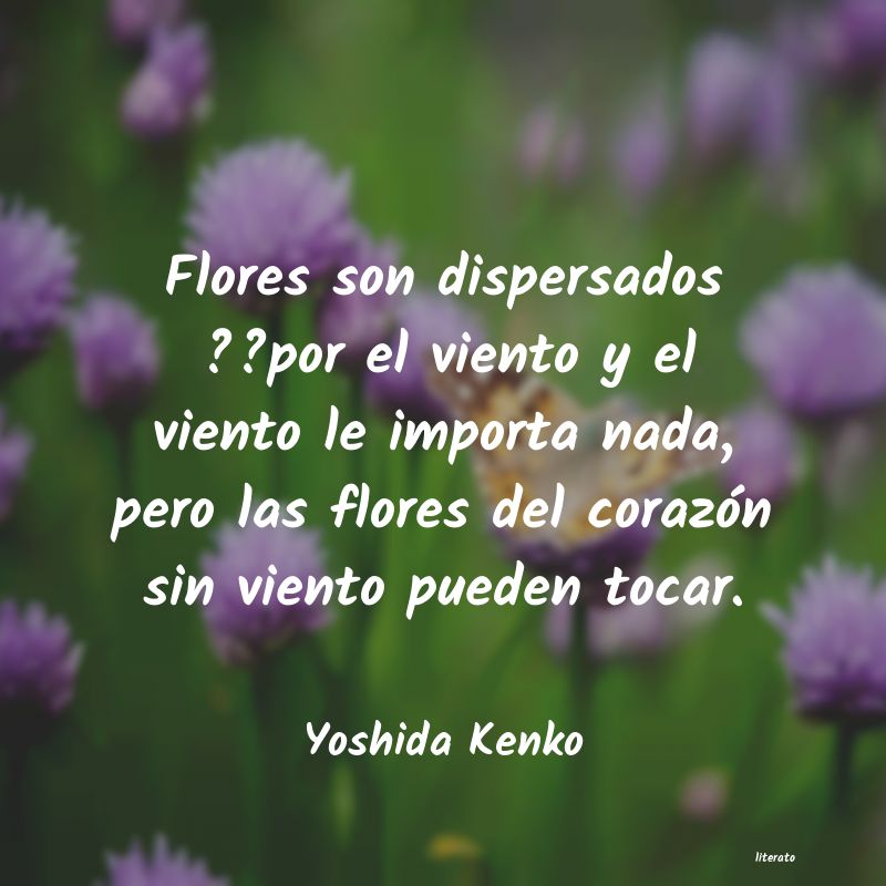 Frases de Yoshida Kenko