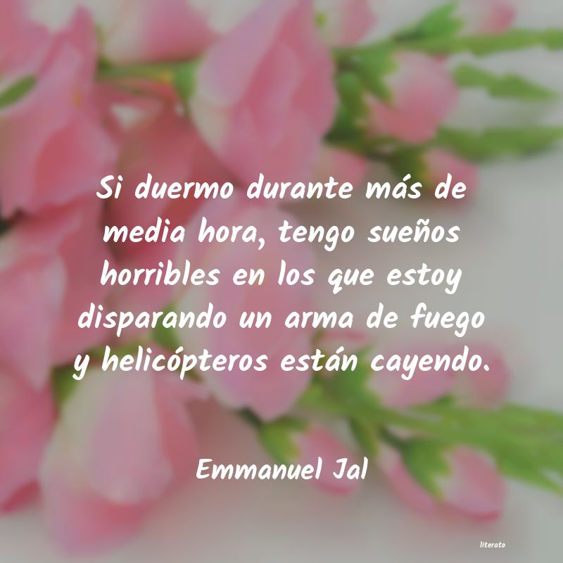 frases de Emmanuel Jal
