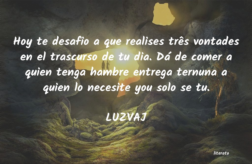 Frases de LUZVAJ