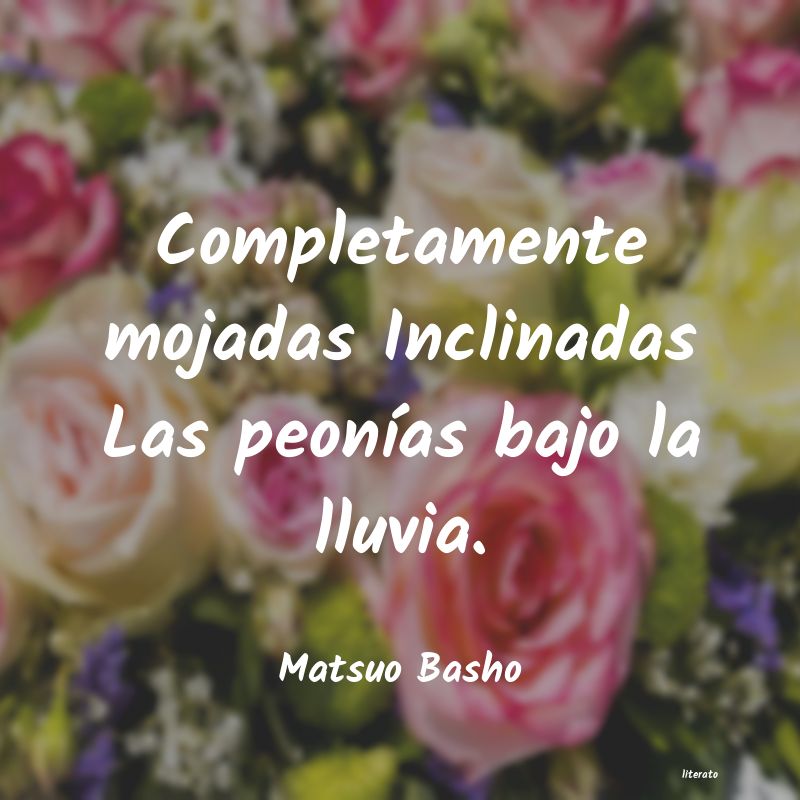 Frases de Matsuo Basho