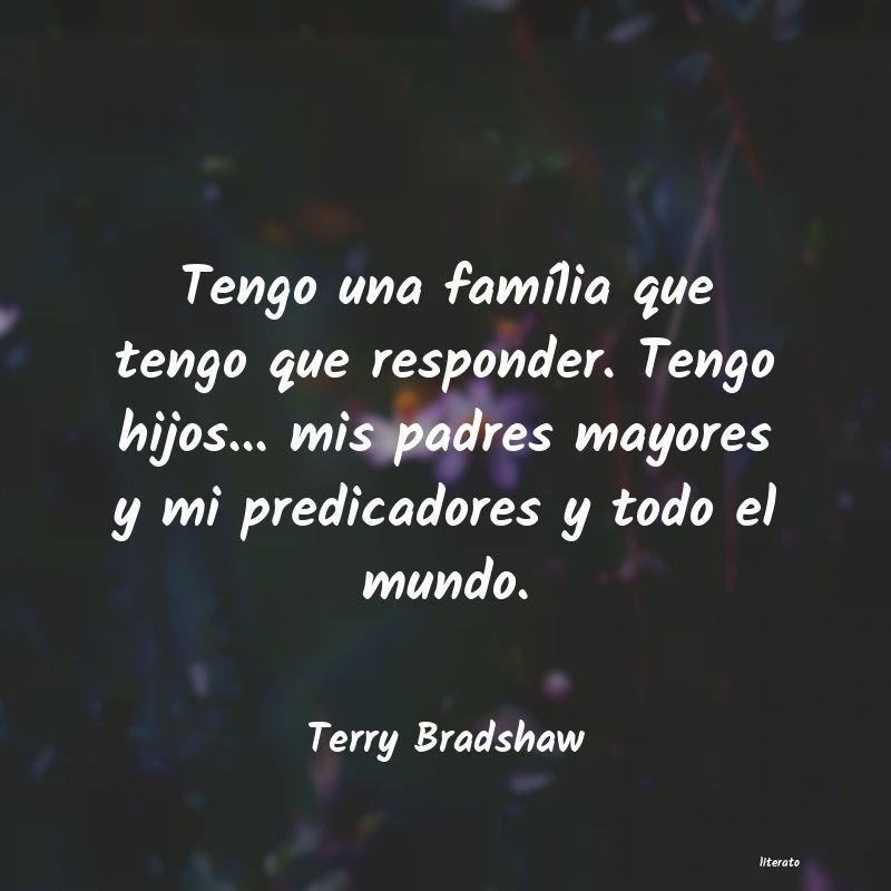 Frases de Terry Bradshaw