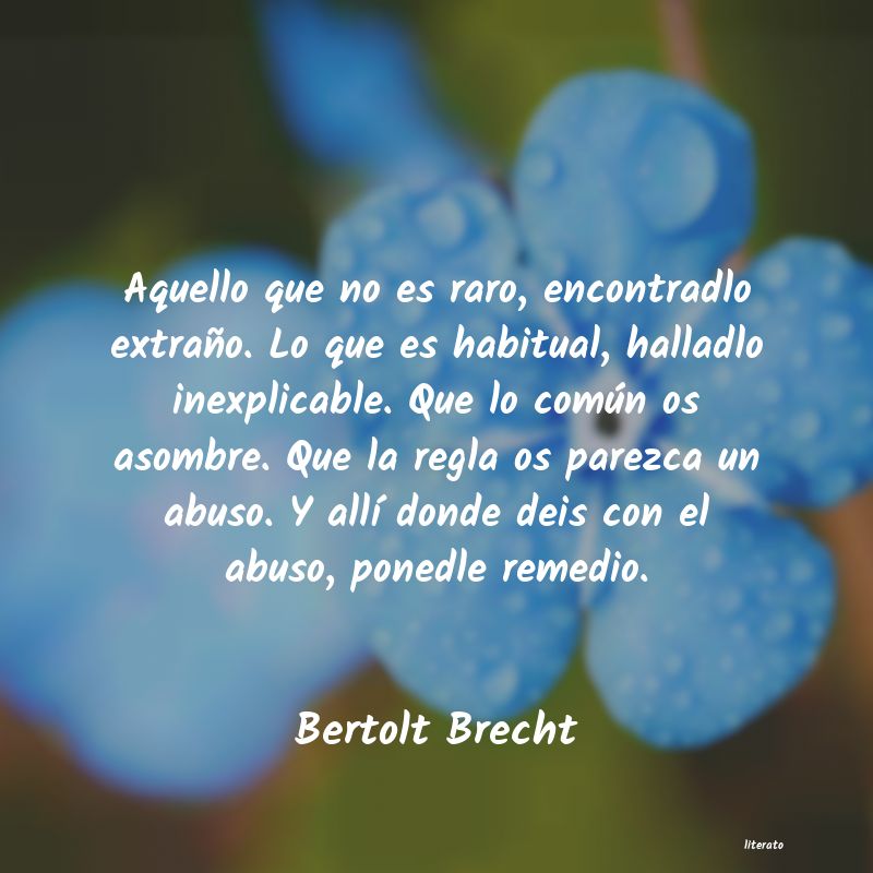 Frases de Bertolt Brecht