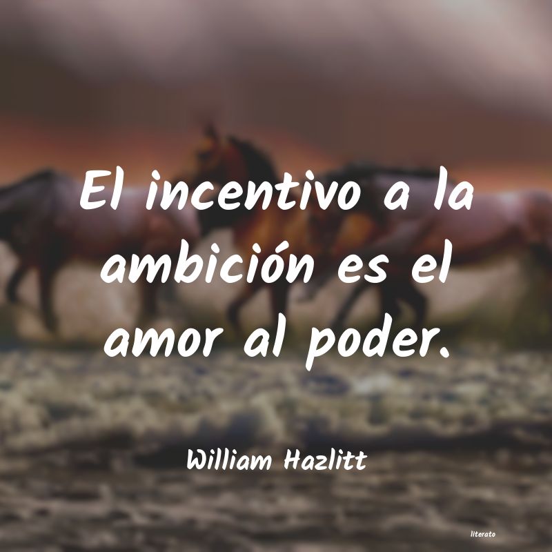 Frases de William Hazlitt