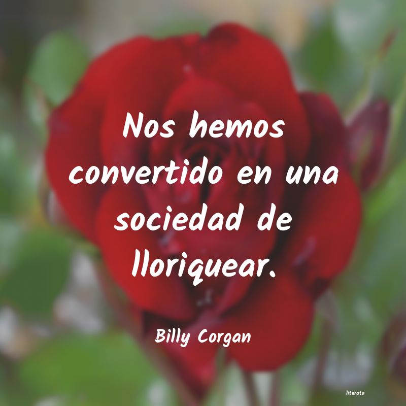 frases de Billy Corgan