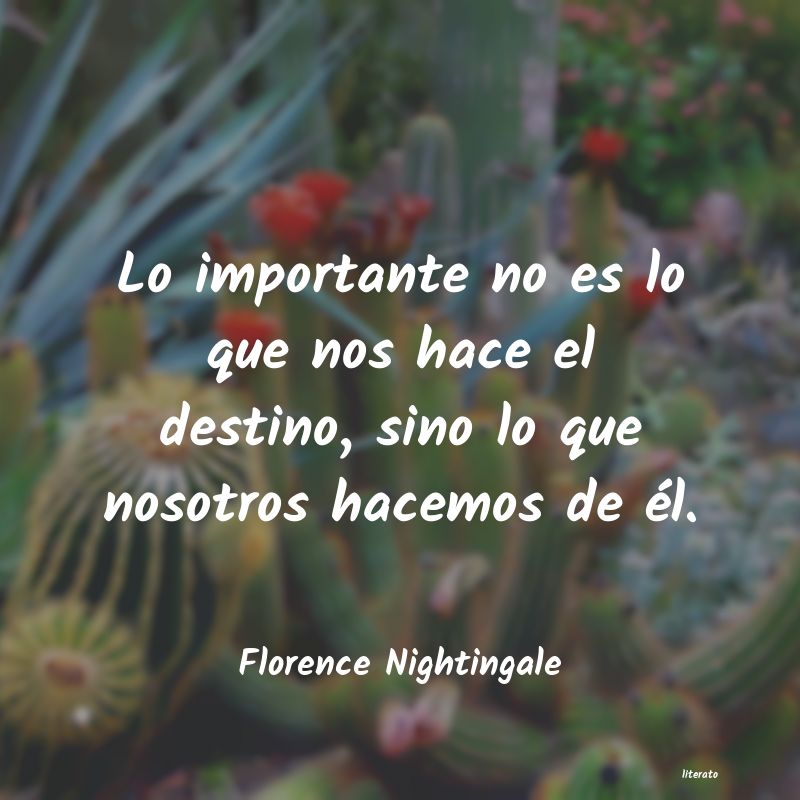 Frases de Florence Nightingale