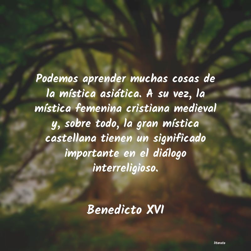 Frases de Benedicto XVI