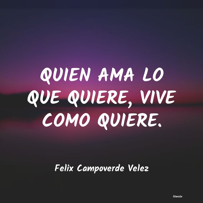 Frases de Felix Campoverde Velez