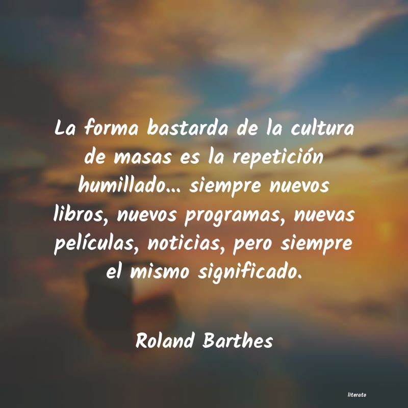 Frases de Roland Barthes