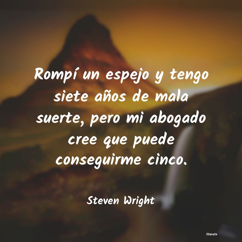 Frases de Steven Wright