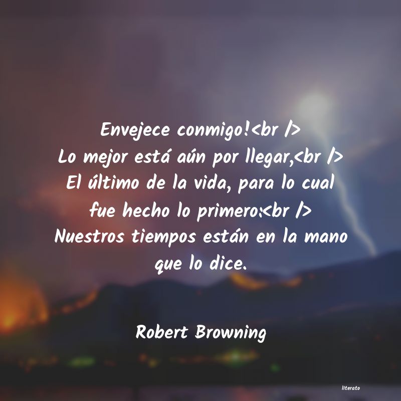 Frases de Robert Browning