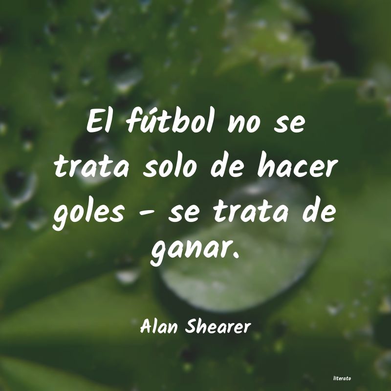 frases de Alan Shearer