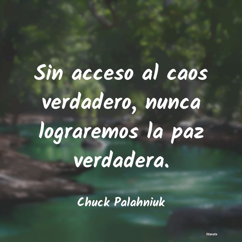 frases de Chuck Palahniuk