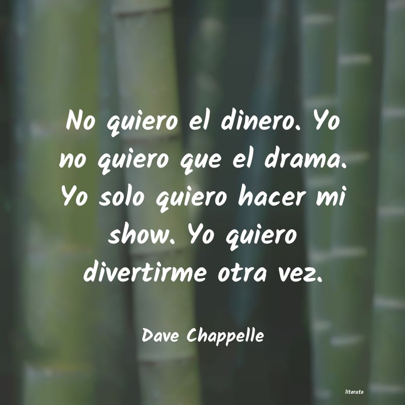 Frases de Dave Chappelle